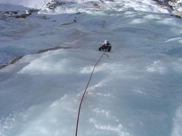 Bob & Brian at the belay on Photoshop